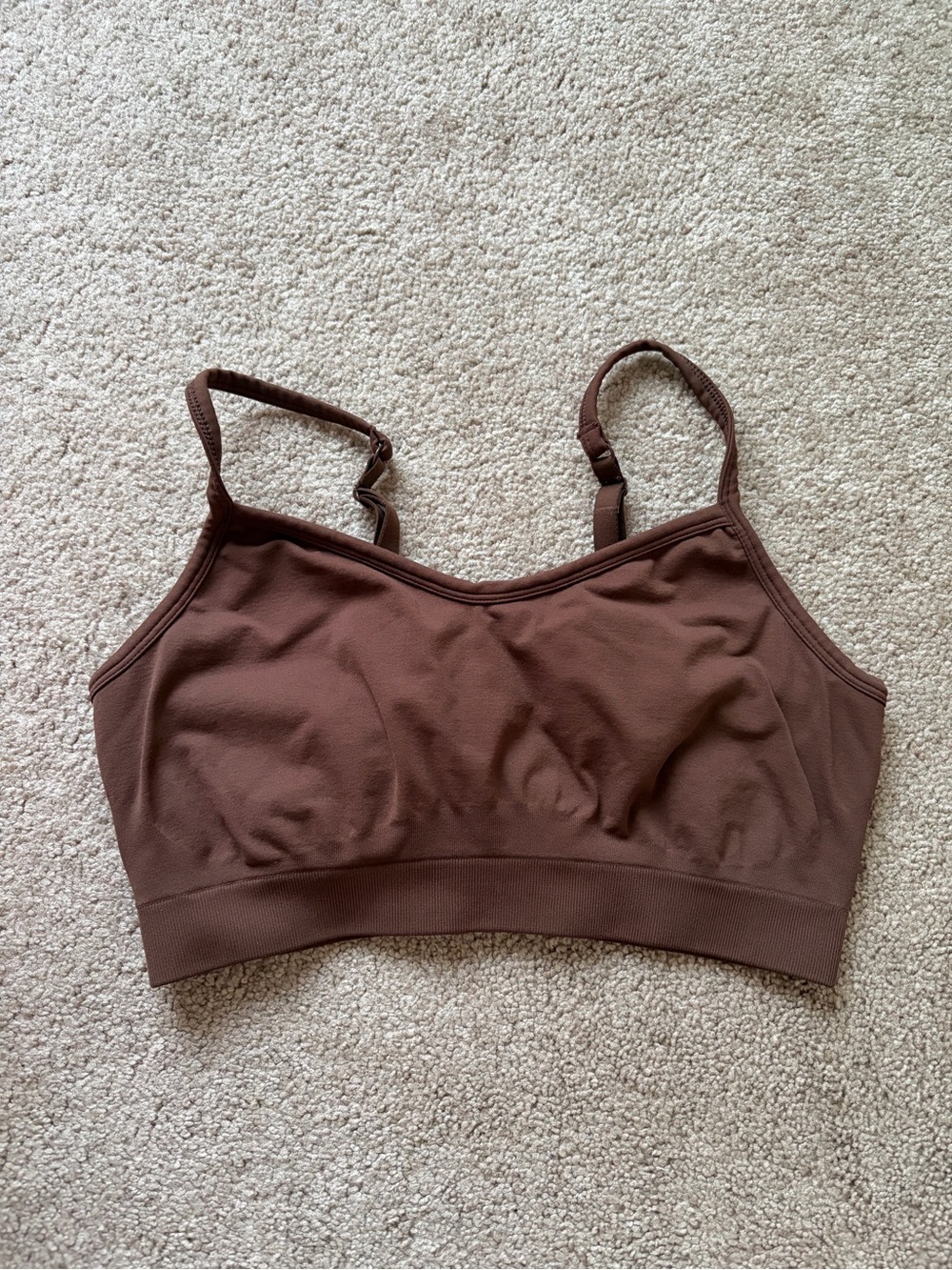 🫶 ATHLETA - Small Brown Sports Bra